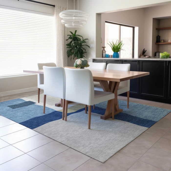Addison Rugs Chantille Blue ACN2400 5ft. x 7ft.6in. Rect. Rug