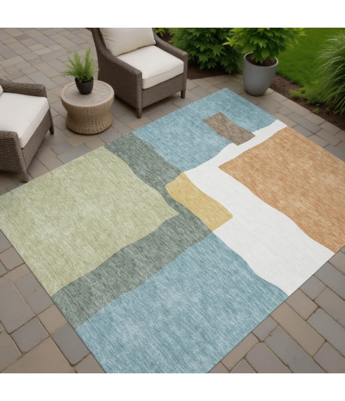 Addison Rugs Chantille Blue ACN2400 8ft. x 10ft. Rect. Rug