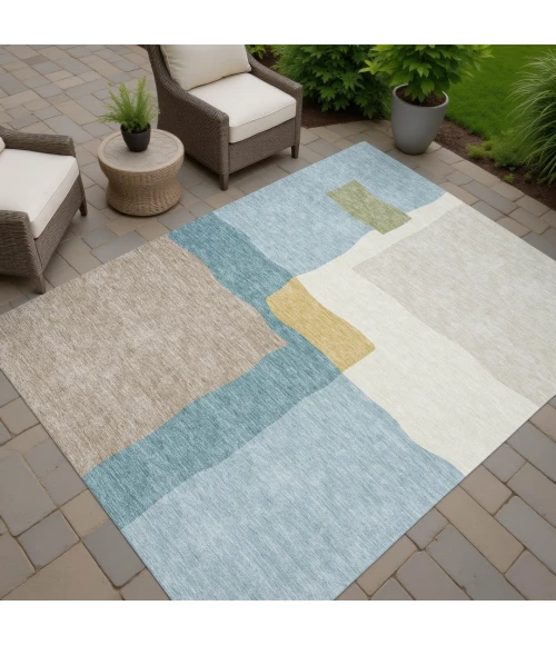 Addison Rugs Chantille Teal ACN2400 5ft. x 7ft.6in. Rect. Rug