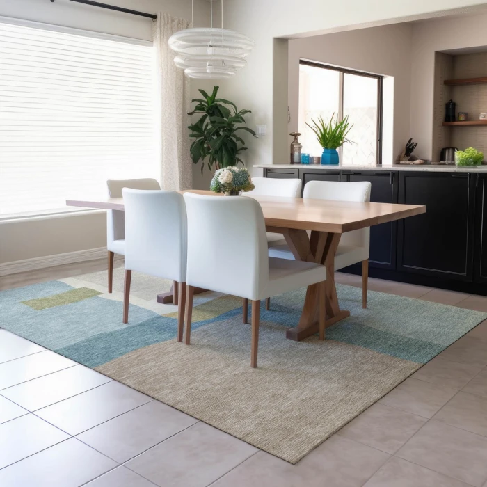 Addison Rugs Chantille Teal ACN2400 8ft. x 10ft. Rect. Rug