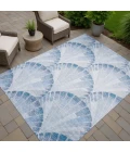 Addison Rugs Chantille Blue ACN2401 9ft. x 12ft. Rect. Rug