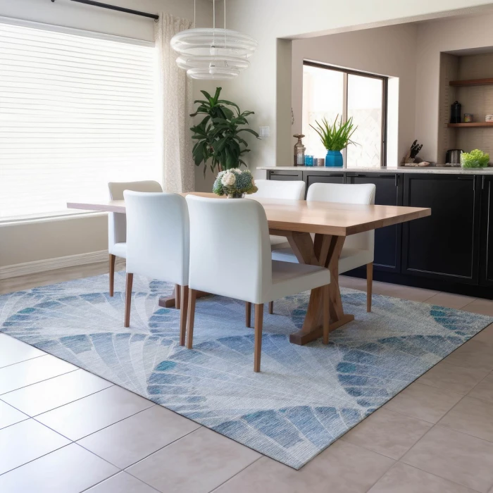 Addison Rugs Chantille Blue ACN2401 9ft. x 12ft. Rect. Rug