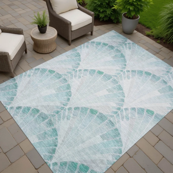 Addison Rugs Chantille Teal ACN2401 5ft. x 7ft.6in. Rect. Rug