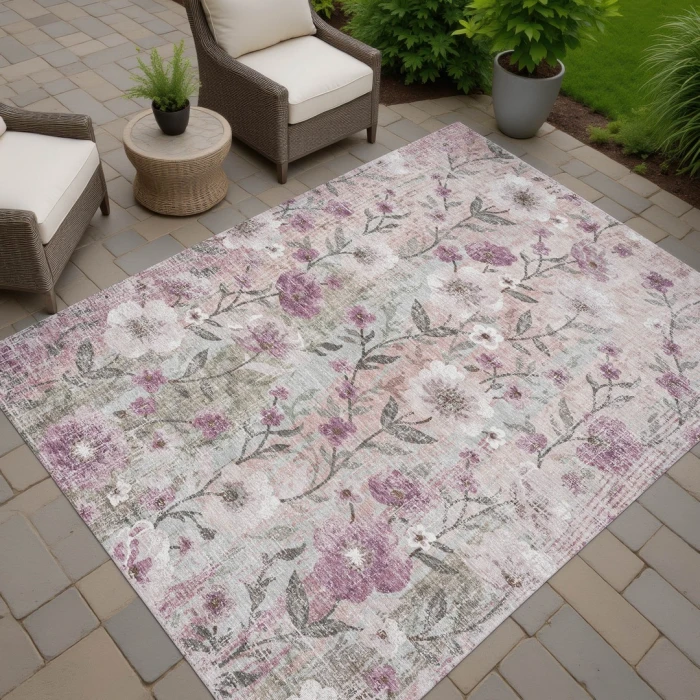 Addison Rugs Chantille Pink ACN2403 9ft. x 12ft. Rect. Rug