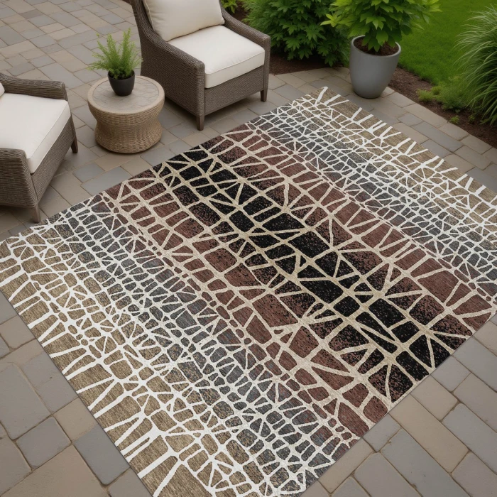 Addison Rugs Chantille Brown ACN2404 8ft. x 10ft. Rect. Rug