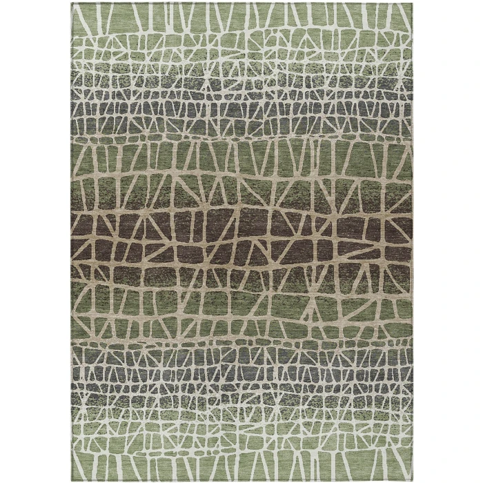 Addison Rugs Chantille Green ACN2404 5ft. x 7ft.6in. Rect. Rug