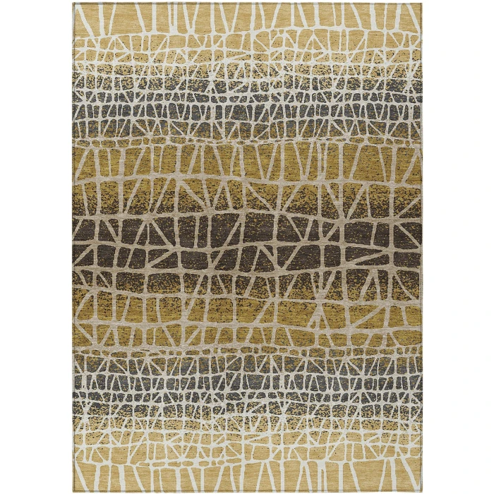 Addison Rugs Chantille Gold ACN2404 8ft. x 10ft. Rect. Rug