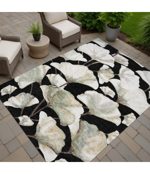 Addison Rugs Chantille Black ACN2405 8ft. x 10ft. Rect. Rug