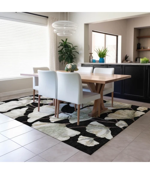 Addison Rugs Chantille Black ACN2405 8ft. x 10ft. Rect. Rug