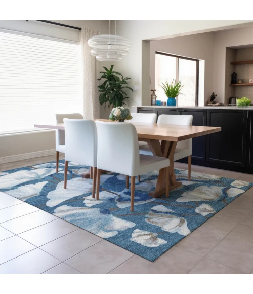 Addison Rugs Chantille Blue ACN2405 9ft. x 12ft. Rect. Rug