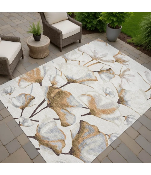 Addison Rugs Chantille Orange ACN2405 8ft. x 10ft. Rect. Rug