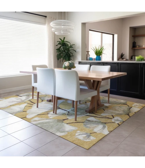 Addison Rugs Chantille Gold ACN2405 8ft. x 10ft. Rect. Rug