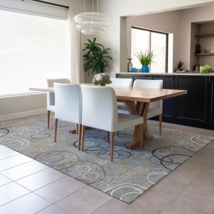 Addison Rugs Chantille Gray ACN2408 5ft. x 7ft.6in. Rect. Rug