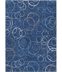 Addison Rugs Chantille Blue ACN2408 5ft. x 7ft.6in. Rect. Rug