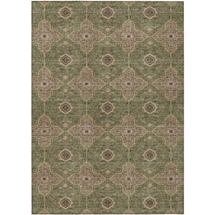 Addison Rugs Chantille Green ACN2410 5ft. x 7ft.6in. Rect. Rug