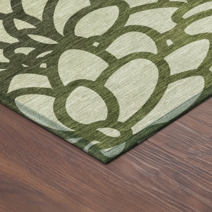 Addison Rugs Chantille Green ACN2412 8ft. x 10ft. Rect. Rug