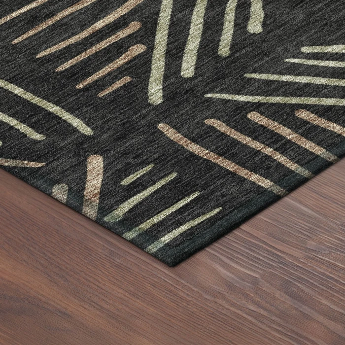 Addison Rugs Chantille Black ACN2413 8ft. x 10ft. Rect. Rug