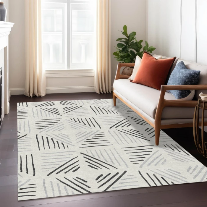 Addison Rugs Chantille Ivory ACN2413 5ft. x 7ft.6in. Rect. Rug