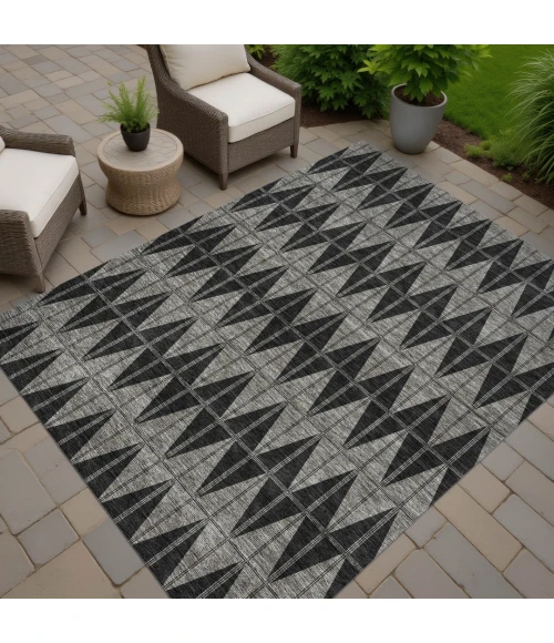 Addison Rugs Chantille Black ACN2415 8ft. x 10ft. Rect. Rug