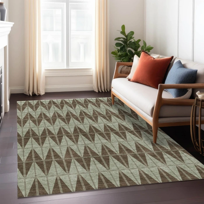 Addison Rugs Chantille Brown ACN2415 5ft. x 7ft.6in. Rect. Rug