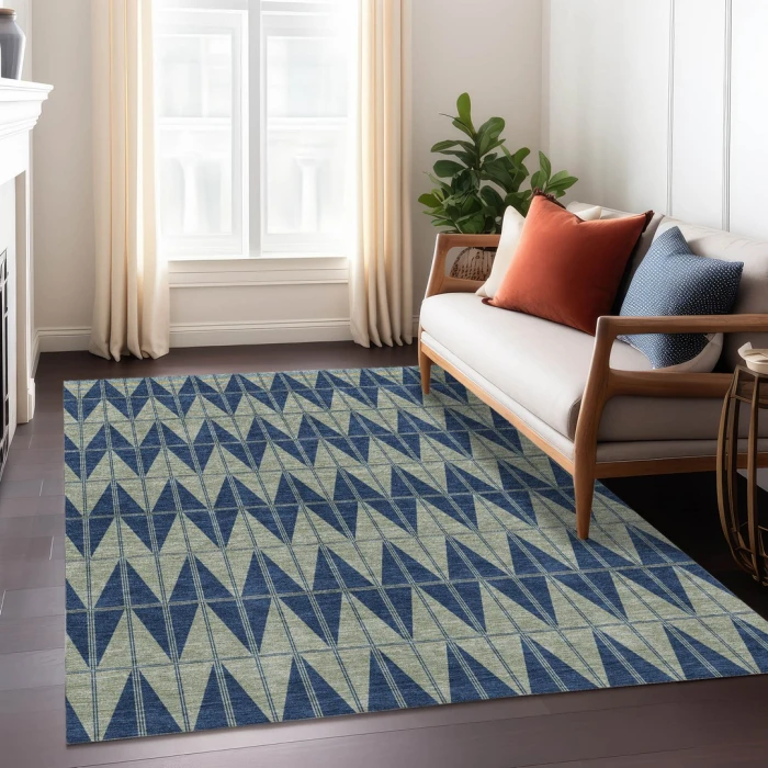 Addison Rugs Chantille Blue ACN2415 5ft. x 7ft.6in. Rect. Rug
