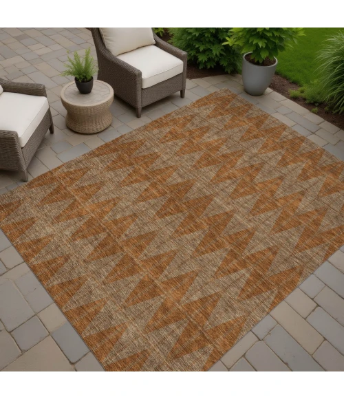 Addison Rugs Chantille Orange ACN2415 8ft. x 10ft. Rect. Rug