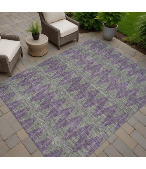 Addison Rugs Chantille Purple ACN2415 8ft. x 10ft. Rect. Rug