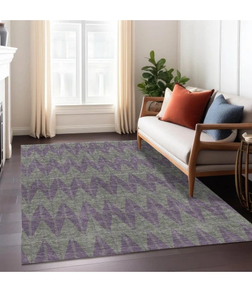 Addison Rugs Chantille Purple ACN2415 8ft. x 10ft. Rect. Rug