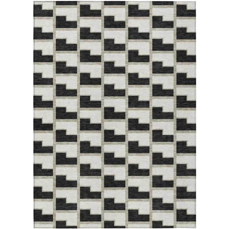 Addison Rugs Chantille Black ACN2416 8ft. x 10ft. Rect. Rug