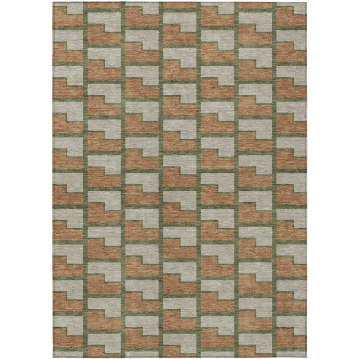 Addison Rugs Chantille Orange ACN2416 5ft. x 7ft.6in. Rect. Rug