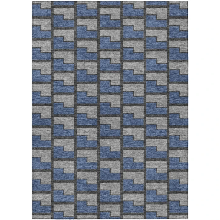Addison Rugs Chantille Blue ACN2416 5ft. x 7ft.6in. Rect. Rug