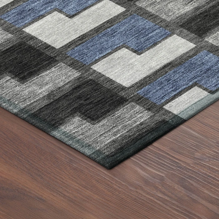 Addison Rugs Chantille Black ACN2417 9ft. x 12ft. Rect. Rug