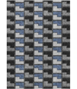 Addison Rugs Chantille Black ACN2417 9ft. x 12ft. Rect. Rug