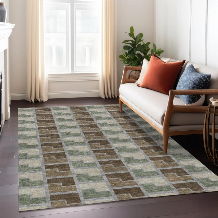 Addison Rugs Chantille Brown ACN2417 8ft. x 10ft. Rect. Rug
