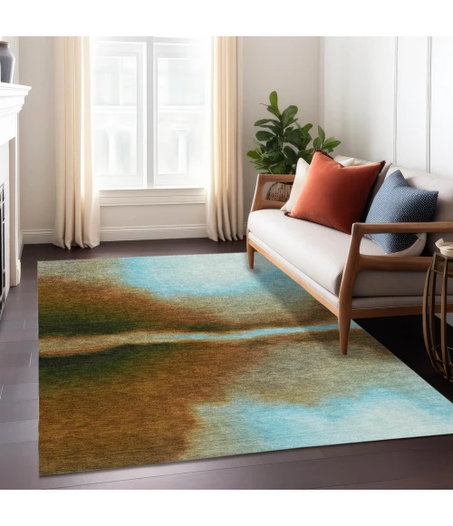Addison Rugs Chantille Blue ACN2419 8ft. x 10ft. Rect. Rug