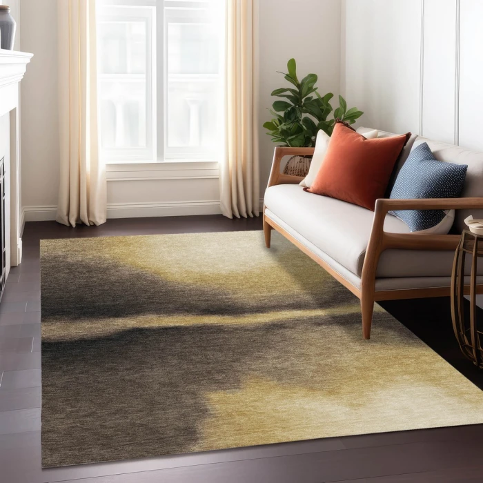 Addison Rugs Chantille Gold ACN2419 5ft. x 7ft.6in. Rect. Rug