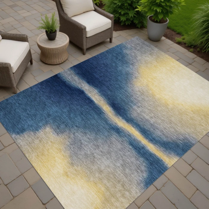 Addison Rugs Chantille Blue ACN2419 5ft. x 7ft.6in. Rect. Rug