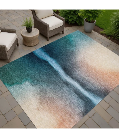 Addison Rugs Chantille Teal ACN2419 5ft. x 7ft.6in. Rect. Rug