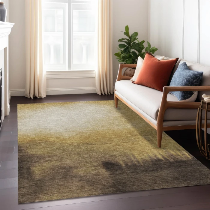 Addison Rugs Chantille Gold ACN2420 9ft. x 12ft. Rect. Rug