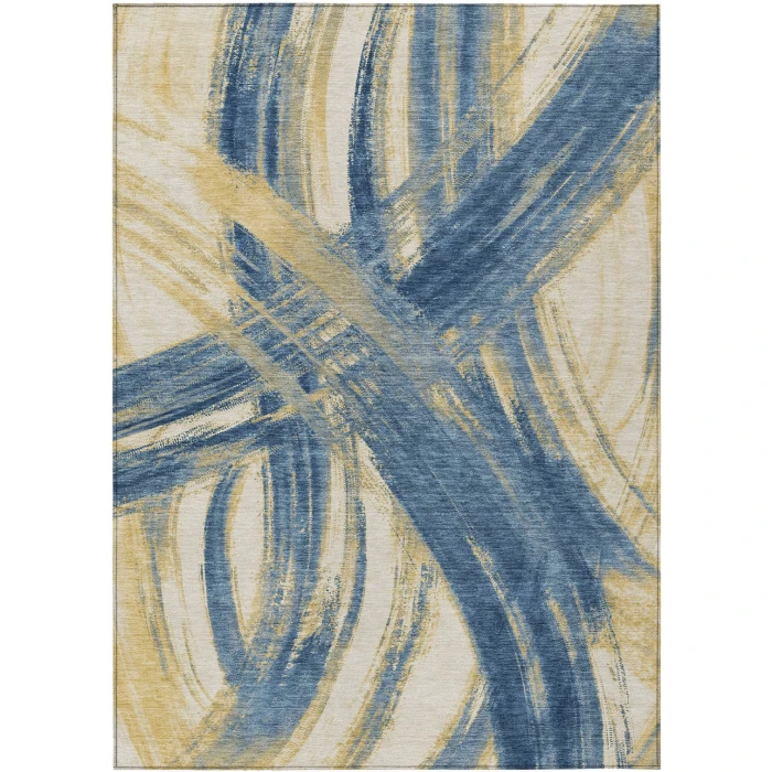 Addison Rugs Chantille Blue ACN2421 5ft. x 7ft.6in. Rect. Rug