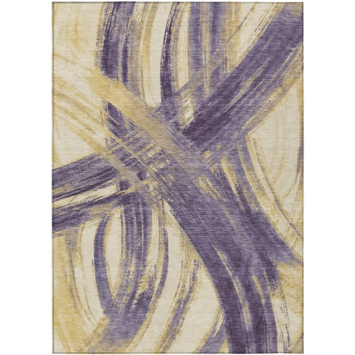 Addison Rugs Chantille Purple ACN2421 9ft. x 12ft. Rect. Rug