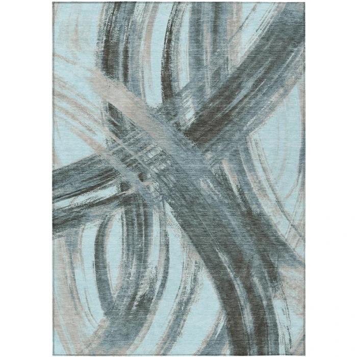 Addison Rugs Chantille Teal ACN2421 5ft. x 7ft.6in. Rect. Rug