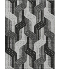 Addison Rugs Chantille Black ACN2422 9ft. x 12ft. Rect. Rug