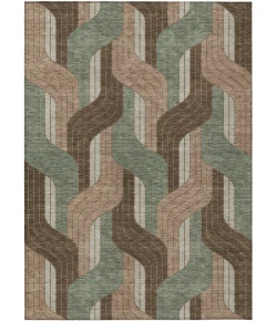 Addison Rugs Chantille Brown ACN2422 9ft. x 12ft. Rect. Rug