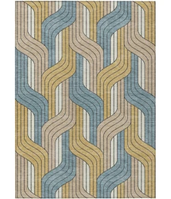 Addison Rugs Chantille Gold ACN2422 9ft. x 12ft. Rect. Rug