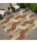 Addison Rugs Chantille Orange ACN2422 5ft. x 7ft.6in. Rect. Rug