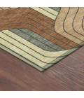 Addison Rugs Chantille Orange ACN2422 5ft. x 7ft.6in. Rect. Rug