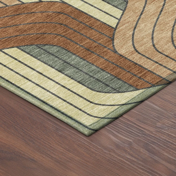 Addison Rugs Chantille Orange ACN2422 5ft. x 7ft.6in. Rect. Rug
