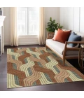 Addison Rugs Chantille Orange ACN2422 5ft. x 7ft.6in. Rect. Rug
