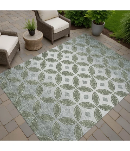 Addison Rugs Chantille Green ACN2423 8ft. x 10ft. Rect. Rug